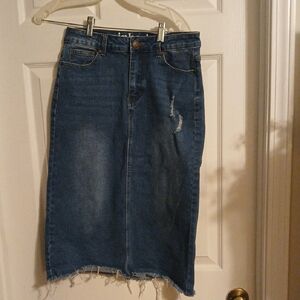 Inherit blue jean skirts size 7/8